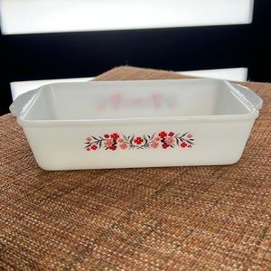 *SOLD* Fire King Primrose Loaf Pan